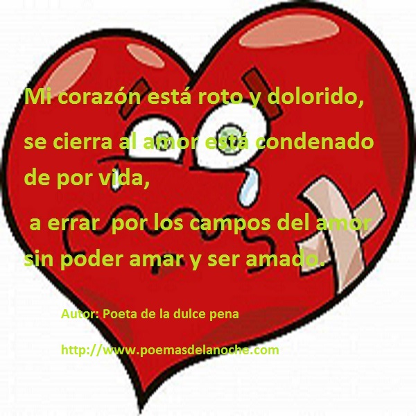 Corazón roto dolorido