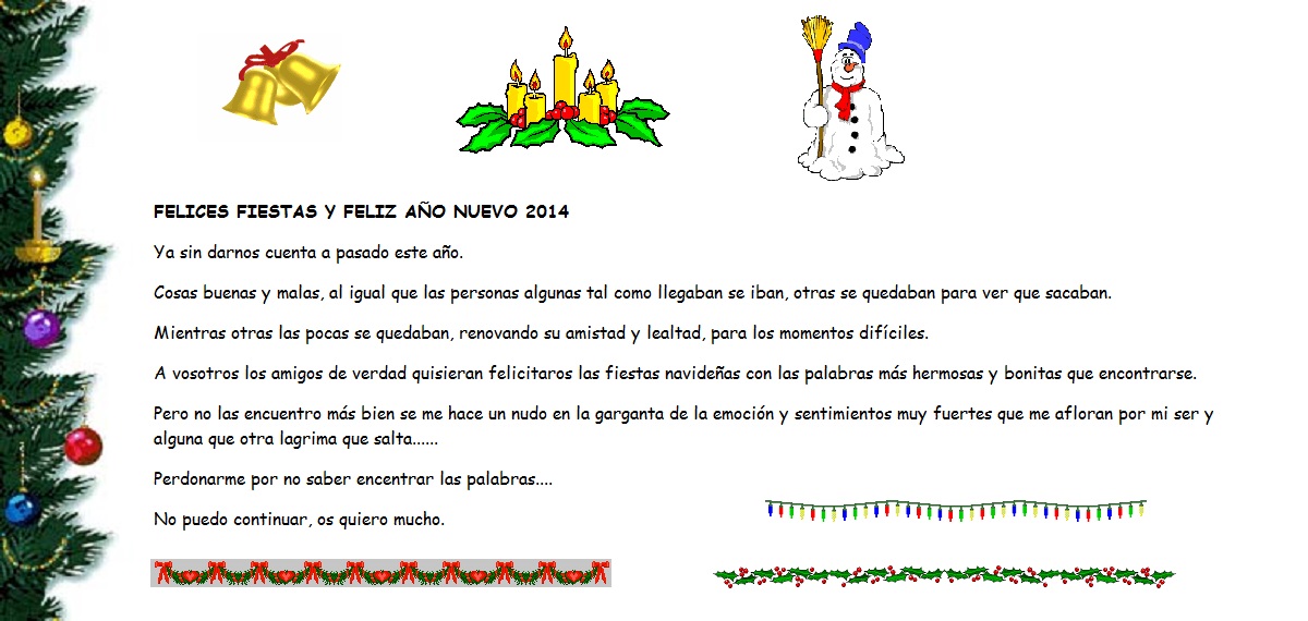 Felices fiestas